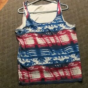 Red,white and blue tank